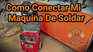 Como Conectar Mi Maquina De Soldar A 110 Volts y 220 Volts [upl. by Elohcin778]