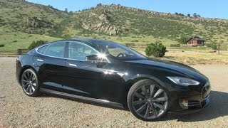 2013 Tesla Model S P85 Quick Take 060 MPH Review [upl. by Iiette572]