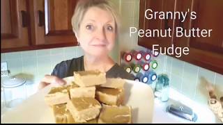 GRANNYS OLD FASHIONED PEANUT BUTTER FUDGE – RECIPE INCLUDED [upl. by Moshe]