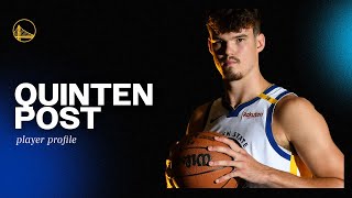 Golden State Warriors Player Profile  Quinten Post [upl. by Eninej227]