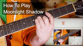 Moonlight Shadow Mike Oldfield Guitar Lesson [upl. by Lizabeth]