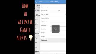 How to receive email 🚨 alerts on the Camhi app inetworkcams [upl. by Menzies]