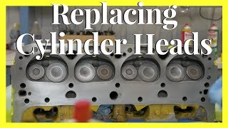 How To Install Heads On A Chevy  Rebuilding A Cylinder Head [upl. by Riabuz]