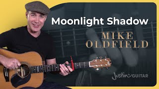 Moonlight Shadow by Mike Oldfield  Easy Guitar [upl. by Roberto]