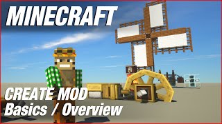 Create Mod Basics  Minecraft [upl. by Llemrej]