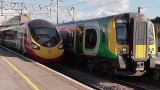 Trains at Milton Keynes Central  030816 [upl. by Retsam]