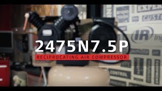 Ingersoll Rand 2475N75P Air Compressor [upl. by Aehr771]