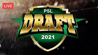 HBL Pakistan Super League Player Draft 2021 [upl. by Terchie]