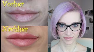 Lippen Permanent Make Up  Vlog 142017 [upl. by Asta467]