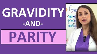 Gravidity and Parity Examples Maternity Nursing NCLEX Review Gravida amp Para [upl. by Coonan711]