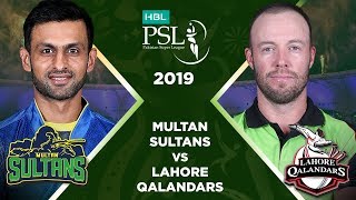 Match 10 Full Match Highlights Multan Sultans Vs Lahore Qalandars  HBL PSL 4  HBL PSL 2019  MA2 [upl. by Aisnetroh]