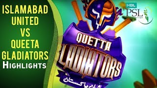 HBL PSL Final  Islamabad United vs Quetta Gladiators  Highlights [upl. by Dorthy]