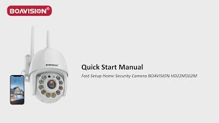 Boavision Support  Initial Setup for HD22M102M Security Camera outdoor wireless via CamHipro App [upl. by Roxi890]