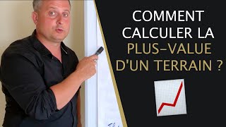 🟢 Comment calculer la PLUSVALUE dun terrain en 2023  Exemple en direct 🔥 [upl. by Alegna64]