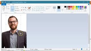 Editing your photo in MS Paint [upl. by Schlesinger]