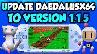 PSP DaedalusX64 Update 115 Any Changes N64 Emulator [upl. by Mena843]