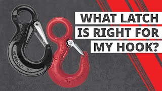 What Latch is Right for My Crane Hook [upl. by Rubina28]