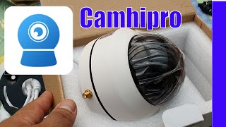 Camhipro PTZ configuración INSTALACIÓN Cámara IP con detección de MOVIMIENTO [upl. by Gans]