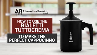 How to Use the Bialetti Tuttocrema Milk Frother [upl. by Annayt]