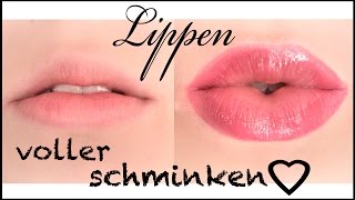 Lippen VOLLER schminken I Hannah Black [upl. by Call]