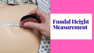 HOW TO MEASURE FUNDAL HEIGHTSKILL DEMO [upl. by Schreibe384]