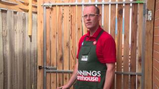 How To Install A Gate Latch  DIY At Bunnings [upl. by Notlil]