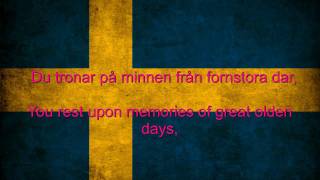 Sweden National anthem English lyrics [upl. by Aratas]