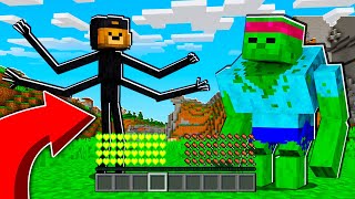 DIABOLOFEAT35 se TRANSFORME en MUTANT ZOMBIE sur Minecraft  😰 Famille Diabolo [upl. by Dannica18]