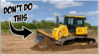 What NOT to do in a Bulldozer  Heavy Equipment Operator [upl. by Licec]