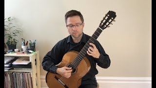 Lesson amp Free PDF Estudio in E Minor by Tarrega for Classical Guitar [upl. by Yadsendew917]