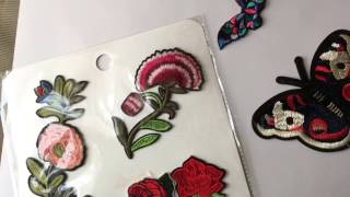 DIYHow to apply appliquepatches using fabric glue or iron [upl. by Lucia392]