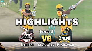 Peshawar Zalmi Inning Full Highlights  Lahore vs Peshawar  Match 32  HBL PSL 2020  MB2T [upl. by Ahsienauq]