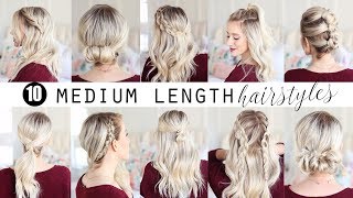 TEN Medium Length Hairstyles  Twist Me Pretty [upl. by Uthrop]