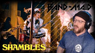 BANDMAID  Shambles MV Reaction  Metal Musician Reacts [upl. by Lsil]