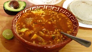 MENUDO ROJO ESTILO JALISCO  ALE DE NAVA [upl. by Reppiks]