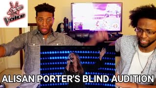 The Voice 2016 Blind Audition  Alisan Porter quotBlue Bayouquot REACTION [upl. by Onafets517]