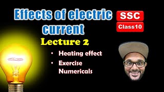 Effects of Electric Current Class 10 SSC  Lecture 2  Maharashtra state board [upl. by Sileray]