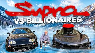 1000HP Supra terrorizing Billionaires Hypercarmeet in Switzerland [upl. by Frager825]