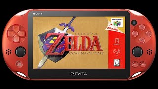 PlayStation Vita  Zelda Ocarina of Time on N64 Gameplay [upl. by Mctyre211]