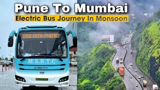 Pune to Mumbai in MSRTC Electric Bus [upl. by Notsrik]