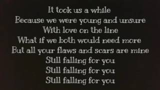 Still falling for you Ellie Goulding with lyrics [upl. by Cypro]