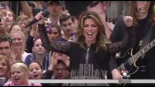 Shania Twain  That Dont Impress Me Much Live Today Show [upl. by Marcello436]