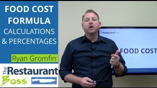 Food Costs Formula How to Calculate Restaurant Food Cost Percentage [upl. by Chemash]