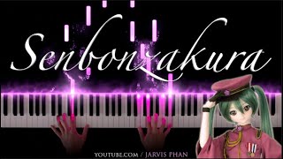 千本桜 Senbonzakura  Hatsune Miku  Piano Ballad Version  One Thousand Cherry Trees [upl. by Ken825]