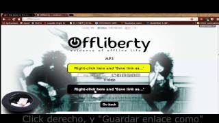 Cómo descargar videos desde Offliberty [upl. by Cleasta]