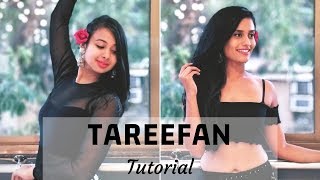 Tareefan  Belly Dance Tutorial  Veere Di Wedding  Team Naach Choreography [upl. by Ainek853]