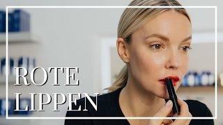 Rote Lippen schminken  Flaconi Beauty Tutorial 💄 [upl. by Areyk]