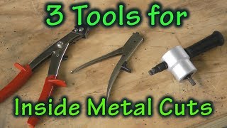 3 Tools Perfect for Inside Sheet Metal Cuts [upl. by Afesoj925]