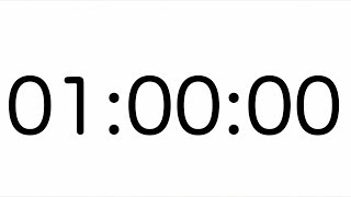1時間60分タイマー【作業用】 [upl. by Perrin]