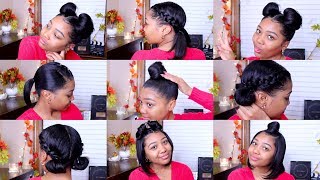 10 QUICK amp EASY HAIRSTYLES  Shoulder Length Hair [upl. by Rene]